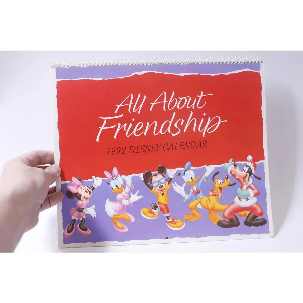 All About Friendship, 1992, Calendar, Disney, Prints, Plates, ~ 250407-WH 173